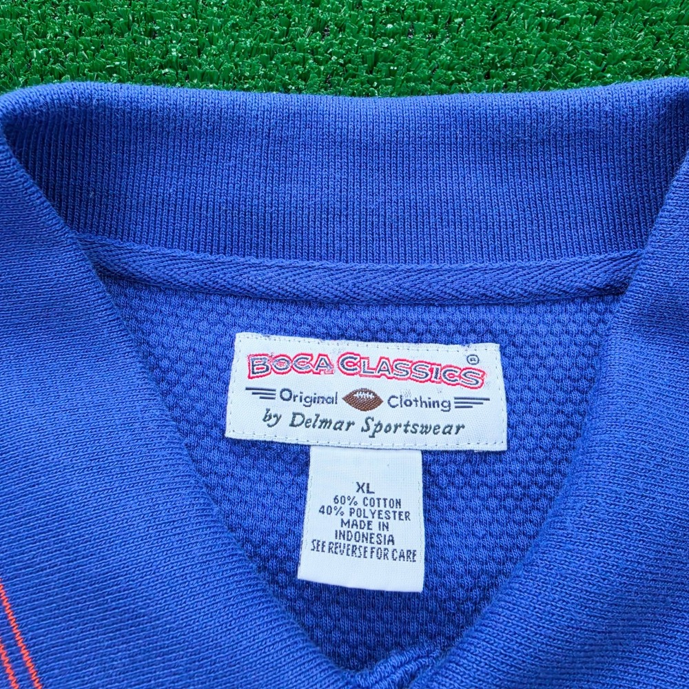 Florida Gators Boca Classics Pique Polo Shirt Mens XL Blue NCAA College Logo - Picture 6 of 7